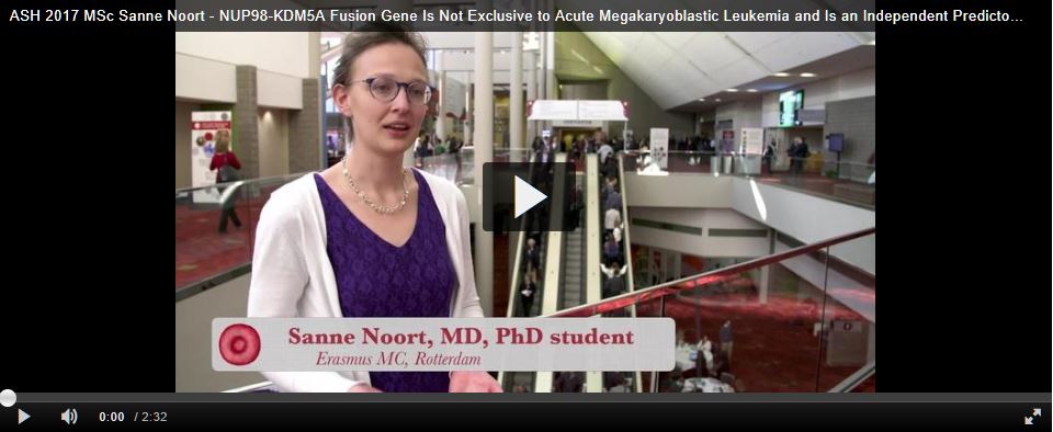 ASH 2017 - MSc Sanne Noort