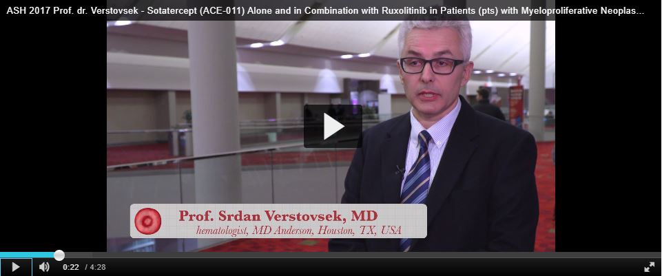 ASH 2017 Prof. dr. Verstovsek - Sotatercept
