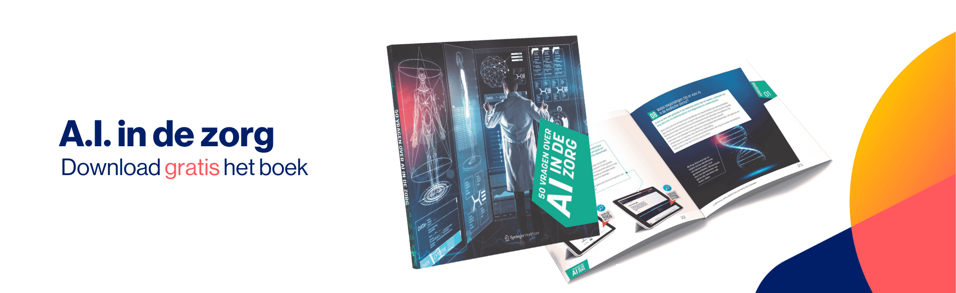 Boek: 50 vragen over A.I. in de zorg nu te downloaden!