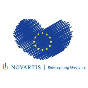 Novartis overzicht ESC-congres 2023 - EU hart logo