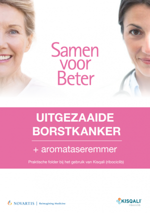 Praktische folder bij het gebruik van Kisqali + Aromataseremmer